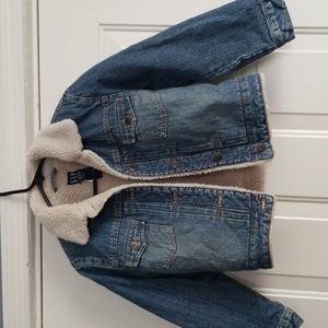 GAP Kid's Serpa-Lined Denim Jacket